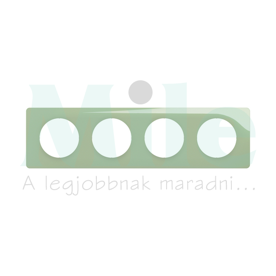 Céliane 4-es keret, szeladon zöld