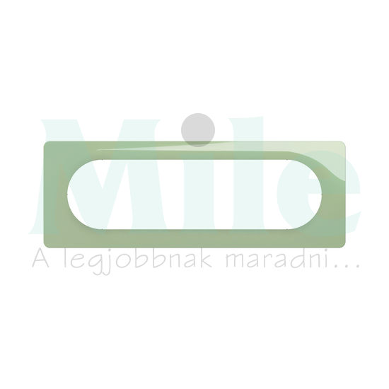 Céliane 6/8 modulos keret, szeladon zöld