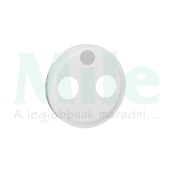 Céliane fedlap TV-R központi fedlap fehér IP20 műanyag fényes bepattintás LEGRAND