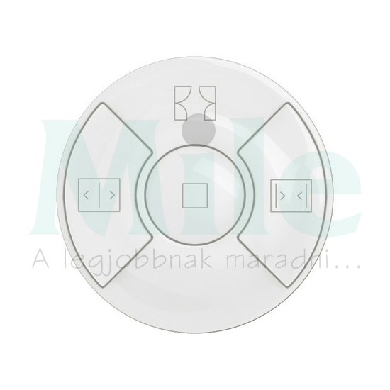 Céliane hotel sötétítő kapcsoló/N101 nyomó burkolat, fehér