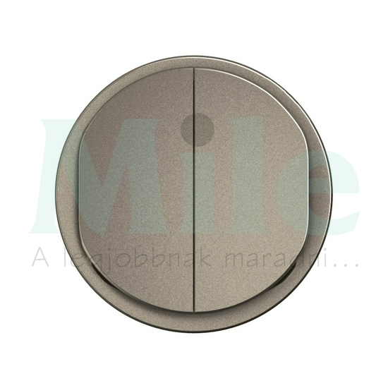 Céliane kettős alsó fényjelzős billentyű, burkolat, titánium