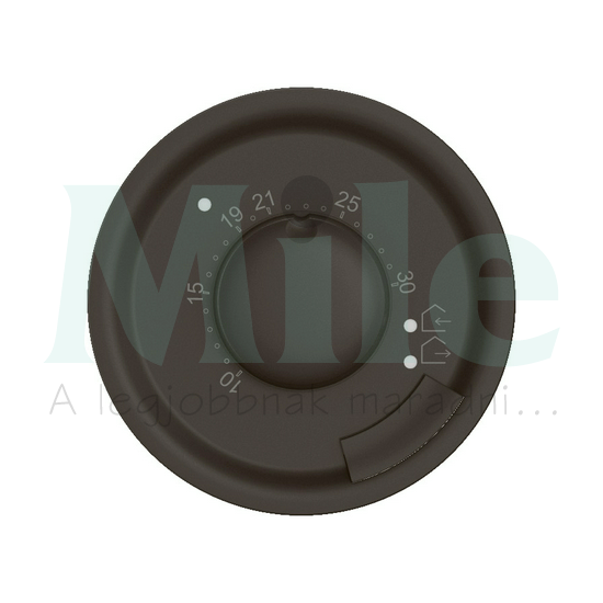 Céliane padlófűtés termosztát burkolat, fekete