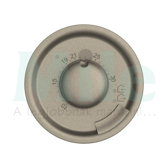 Céliane padlófűtés termosztát burkolat, titánium