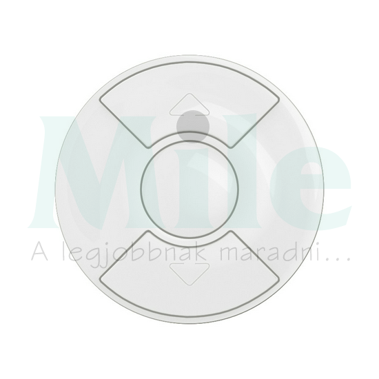 Céliane redőnykapcsoló/N101 nyomó burkolat, fehér