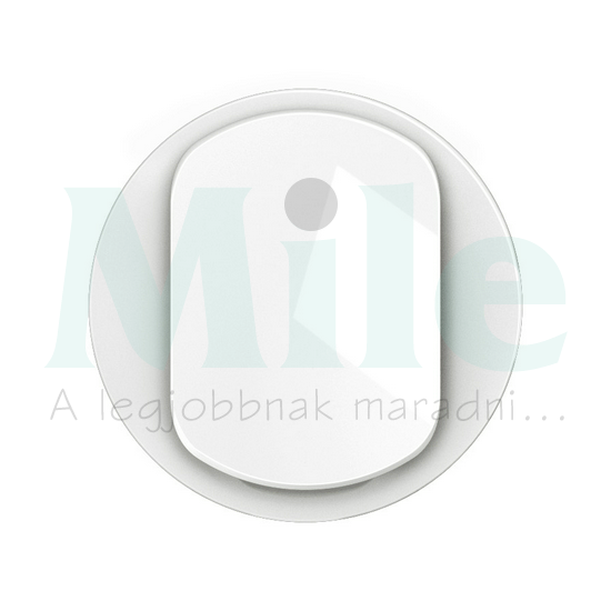 Céliane széles billentyű, antimikrobiális, fehér