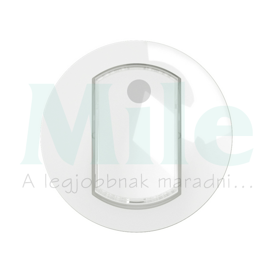 Céliane széles billentyű címketartóval IP44, burkolat, 2 mod, fehér