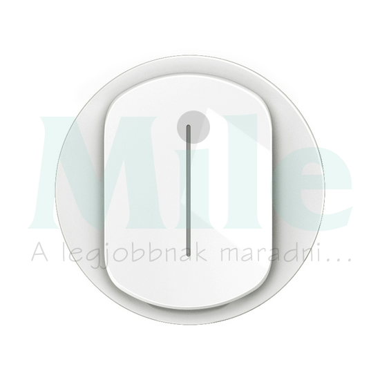 Céliane széles billentyű fényjelzős 106 váltókapcsolóhoz, antimikrobiális, burkolat, fehér