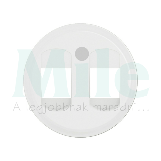 Céliane sztereó hangszóró csatlakozóaljzat burkolat, fehér