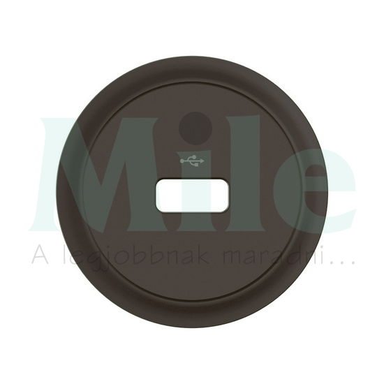 Céliane USB-A adatátviteli aljzat burkolat, fekete