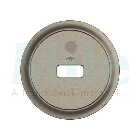 Céliane USB-A adatátviteli aljzat burkolat, titánium