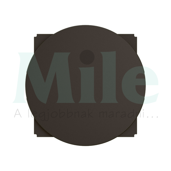 Céliane vakfedél burkolattal, fekete