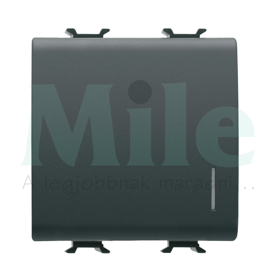 ChoruSmart 101 1P kapcsoló (+jelzőfény) moduláris 2M fekete beépített rugós IP41 GEWISS