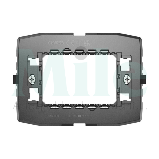 ChoruSmart szerelőkeret (IT) 3M EGO Smart kerethez antracit GEWISS