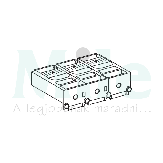 Csatlakozókapocs fedél 3P rövid NSX400...630-hoz NSX Schneider