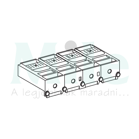 Csatlakozókapocs fedél 4P rövid NSX400...630-hoz NSX Schneider
