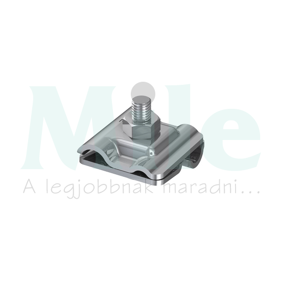 Csatlakozókapocs Multi lapos/kör betonba 50x50mm 30mm-befogás 4-16mm-körvezetőhöz VI J.PRÖPSTER