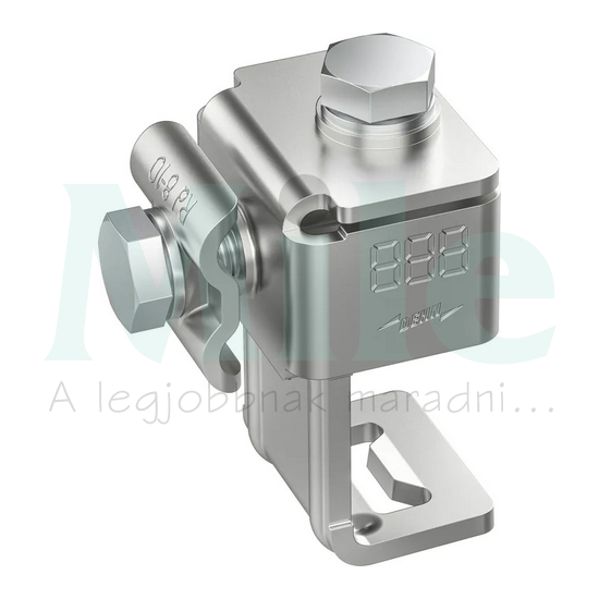Csatlakozókapocs kezeletlen nemesacél V2A 20-36mm-befogás AKK DUL 8.10 KBF 20 36 V2A DEHN