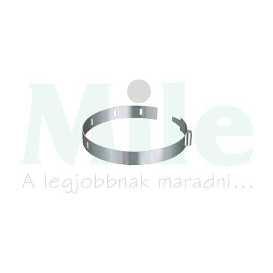 Csőbilincs reteszes bordával nemesacél V2A 80-150mm J.PRÖPSTER