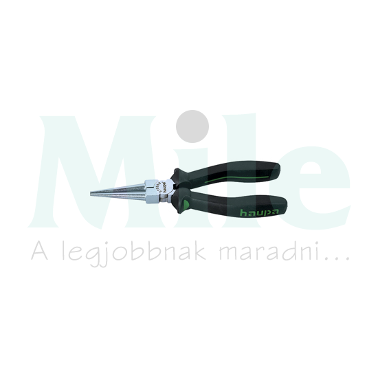 Csőrös fogó zöld-fekete 160mm szigetelt Haupa
