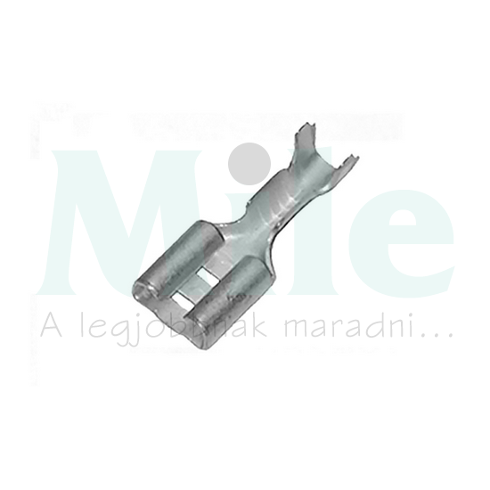 Csúszósaru 16mm ónozott hüvely szigeteletlen lapos 2.8x0.8mm sárgaréz 0.5-1,25mm2 Haupa