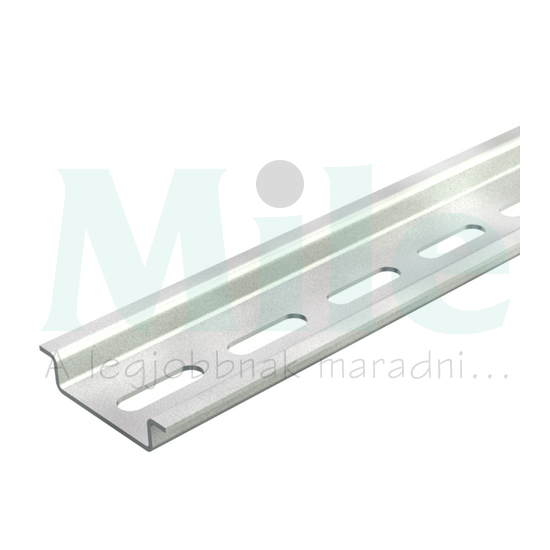 Kalapsín DIN TS35/7,5 szalaghorganyzott galvanizált acél 2000mm 2069 L 2M FS OBO-BETTERMANN