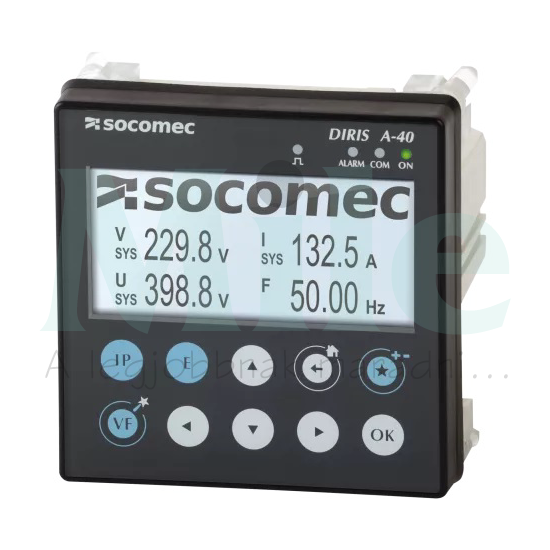 Multifunkciós mérőműszer 96x96mm LCD Ethernet Modbus 3DI/2AO  Diris A-40 SOCOMEC