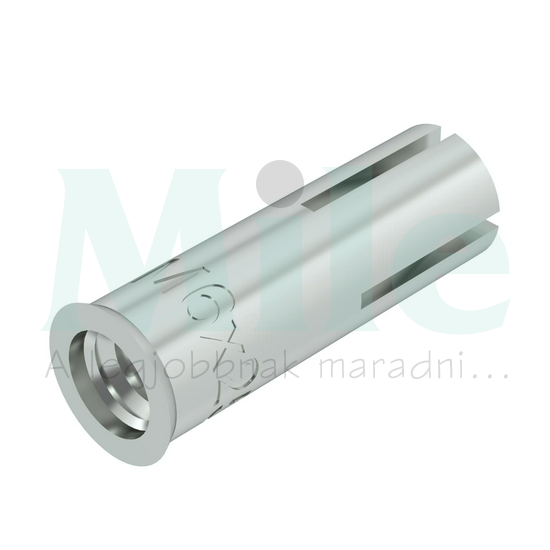 Dübel beüthető acél 6 galván/elektrolit horganyzott 25mm x acél-hüvely ES M 6x25 OBO-BETTERMANN