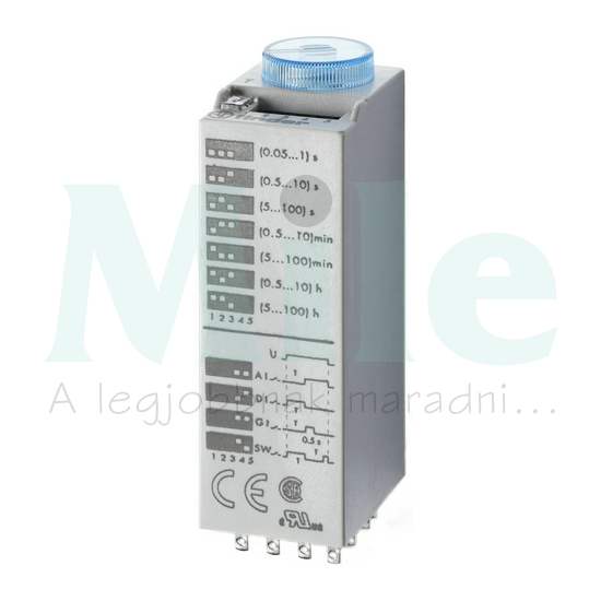 Dugaszolható időrelé mini 0,05s-100h 4-v 240V50Hz 7A 85.04.8.240.0000 FINDER