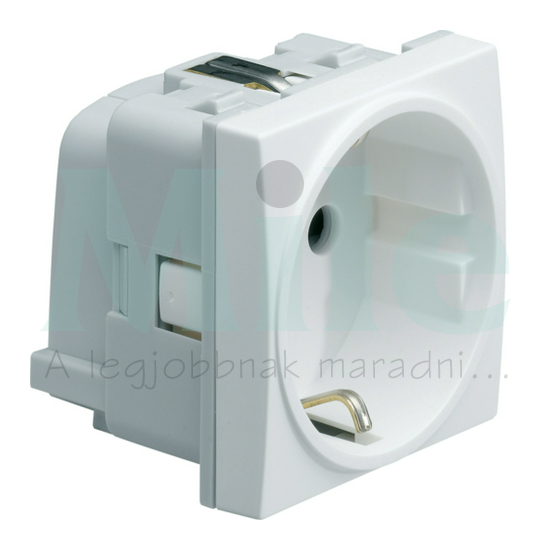 Dugaszolóaljzat 2P+F sínre sorolható 3db Vega D Hager