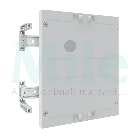 Beépítőkészlet DIN-sínnel sorkapocshoz homloklappal 300mm x 250mm Easy PrismaSeT XL Schneider