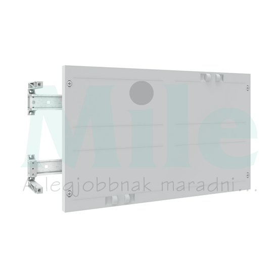 Beépítőkészlet DIN-sínnel sorkapocshoz homloklappal 300mm x 500mm Easy PrismaSeT XL Schneider