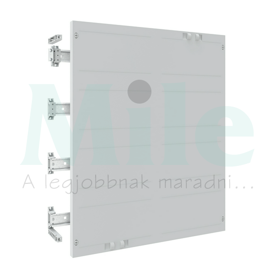 Beépítőkészlet DIN-sínnel sorkapocshoz homloklappal 600mm x 500mm Easy PrismaSeT XL Schneider