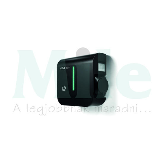 E-autó töltő Mode3 1/3F 3,7-22kW LED WiFi RFID MID T2alj fali IP54 IK08-ütésállóság GMB EATON
