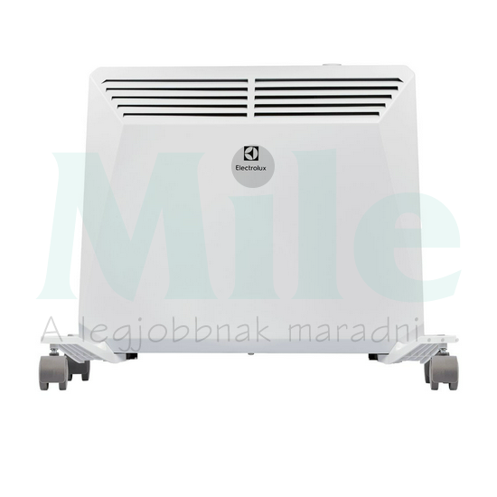 Elektromos konvektor görgős láb+konzol mech.termosztát Torrid torony/fali 1kW fehér ELECTROLUX