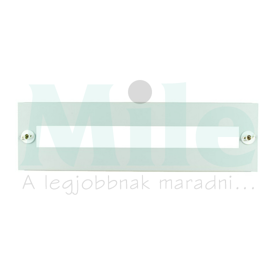 Előlap Xboard+ kivágott 520mm-sz 149mm-ma porszórt acél BPZ-FP-600/150-45 EATON