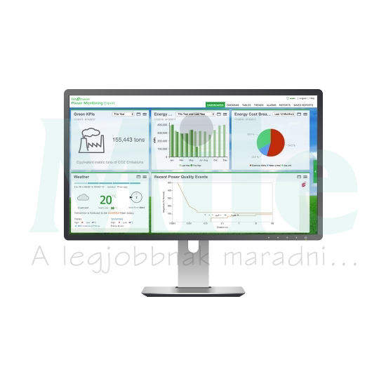 Energiafelügyeleti szoftver PME számlázó modul  PowerMonitoringExpert Schneider