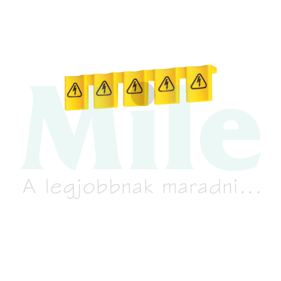 Érintésvédelmi burkolat villás sorolósínhez KZ Hager