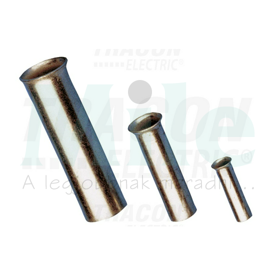 Érvéghüvely normál 0.5mm2 8mm TRACON