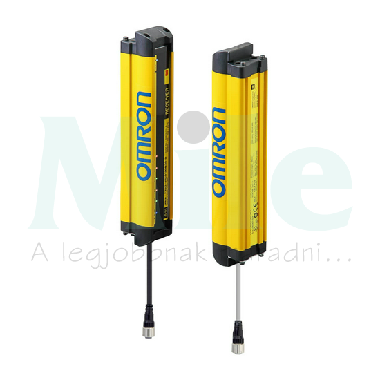 Biztonsági fényfüggöny ujjak védelmére 4-osztály/IEC 10m-mezőtáv F3SG-4RE0240P14 OMRON