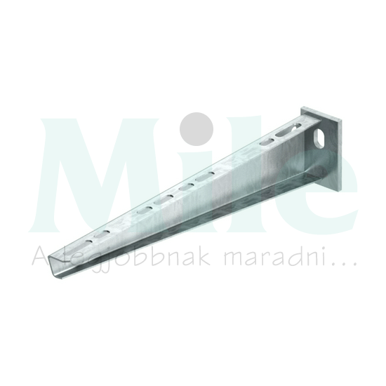 Fali-/oszlopkonzol fejlemezzel 610mm x merítetten horganyzott acél AW 15 61 FT OBO-BETTERMANN