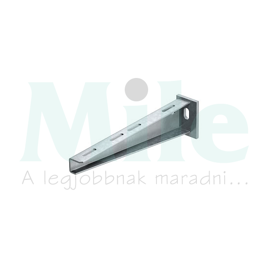 Fali-/oszlopkonzol fejlemezzel 710mm x merítetten horganyzott acél AW 30 71 FT OBO-BETTERMANN