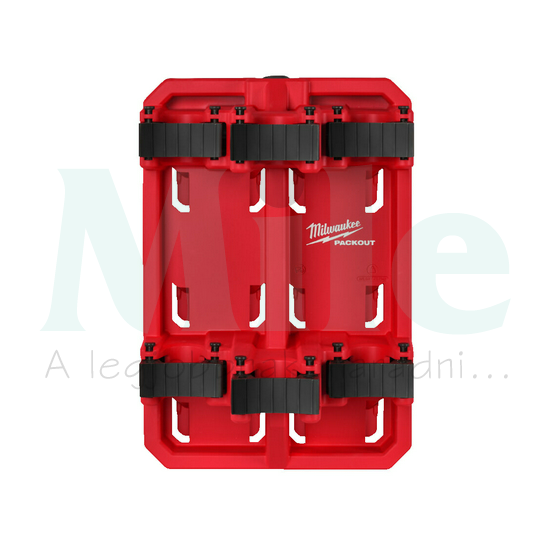 Fali tartó hosszú eszközökhöz max.23kg Packout Milwaukee