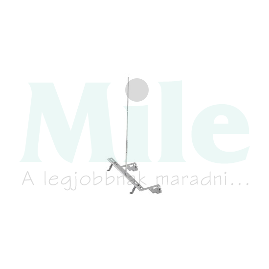 Felfogórúd-tartó cserép alá 1500mm alu felfogórúddal 10mm nemesacél V2A J.PRÖPSTER