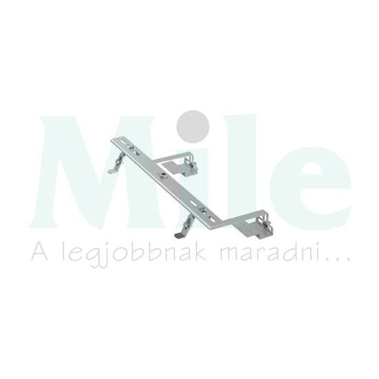 Felfogórúd-tartó cserép alá dupla tartóval felfogórúd nélkül 10mm nemesacél V2A J.PRÖPSTER