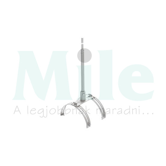 Felfogórúd-tartó gerinccseréphez kezeletlen nemesacél V2A F-FIX-132 OBO-BETTERMANN