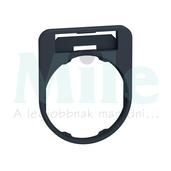 Felirati tábla tartó d22 kerek 40mm x 50mm x fekete Harmony XB5 Schneider