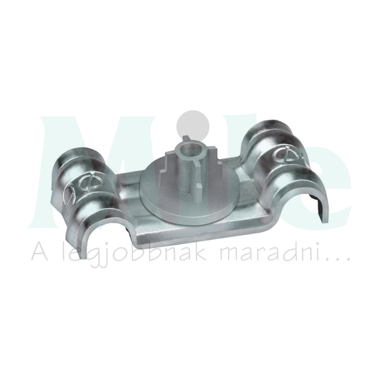 Fém bilincs dupla félköríves tűzálló lőhető 2-kábel/cső 10mm-átmérő egyrészes acél DFT CELO