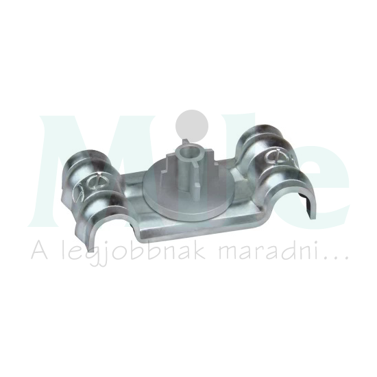 Fém bilincs dupla félköríves tűzálló lőhető 2-kábel/cső 16mm-átmérő egyrészes acél DFT CELO