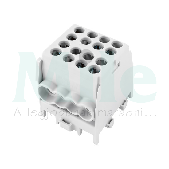 Fővezetéki leágazókapocs 130/100A Cu/Al csavaros szürke2x25+6x16mm2 HLAK 25-1/6 M2 Pollmann
