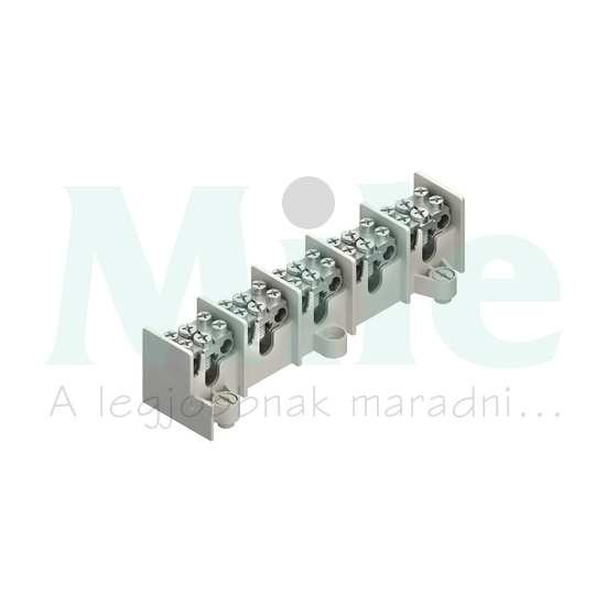 Fővezetéki leágazókapocs 4x(2x35+2x25mm2) 4-pólus 35mm2-vezetőér 3549/4 Niedax